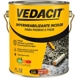 Vedacit Pedras E Pisos - 3,6 Litros